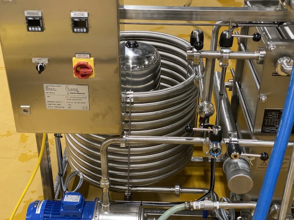 Flash pasteurizer